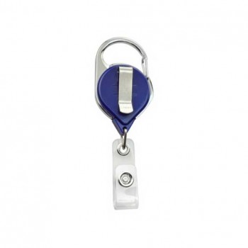 Badge Reel Carabiner Style with Belt Clip - 10 pack